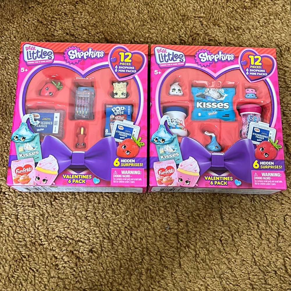 Valentines Shopkins - 12 Piece Sets